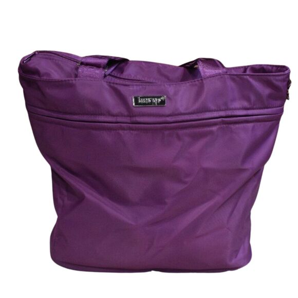 BERGS 3 in1 Travel Tote Shopping Trolley Foldable Overnight Carry On Adjustable - Picture 1 of 16